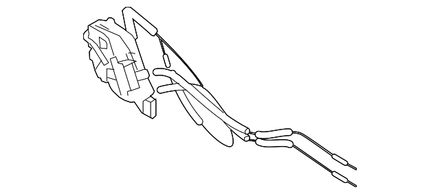 825004GA0A Деталь LOCK ASSY, RIGHT