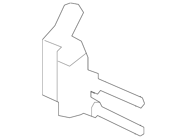 824004GA0A Деталь UPPER HINGE, RIGHT