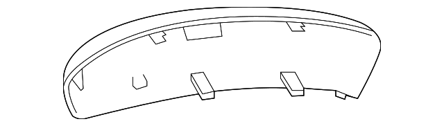 BHP1-69-1N7-27 Деталь MIRROR COVER, LEFT