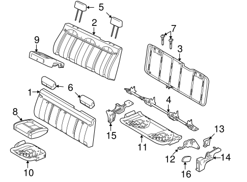 F-150 REAR SEAT COMPONENTS 3