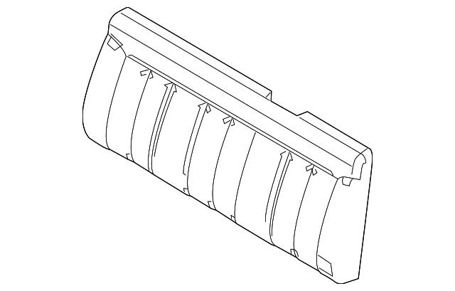 AL3Z-1866600-AA Деталь SEAT BACK COVER
