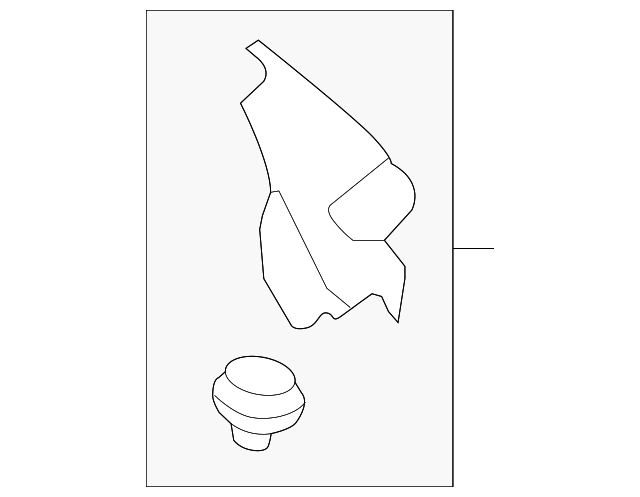 SU003-05730 Деталь END FILLER, LEFT
