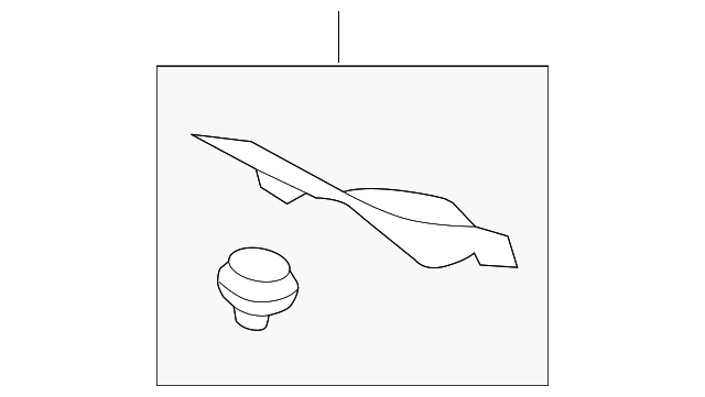 SU003-05729 Деталь END FILLER, RIGHT