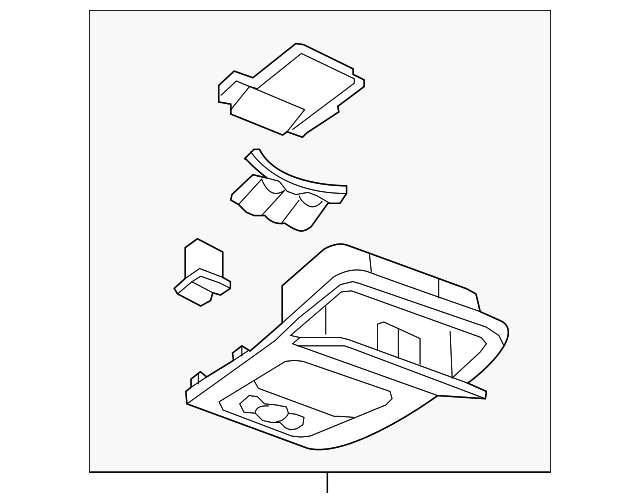 22908933 Деталь CONSOLE ASSY