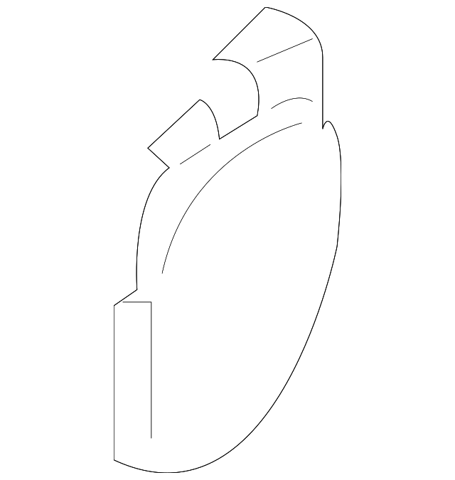 82372-4D000KS Деталь BLANK COVER, LEFT