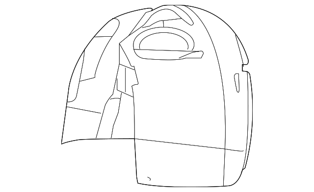 5113094AD Деталь FENDER LINER, RIGHT