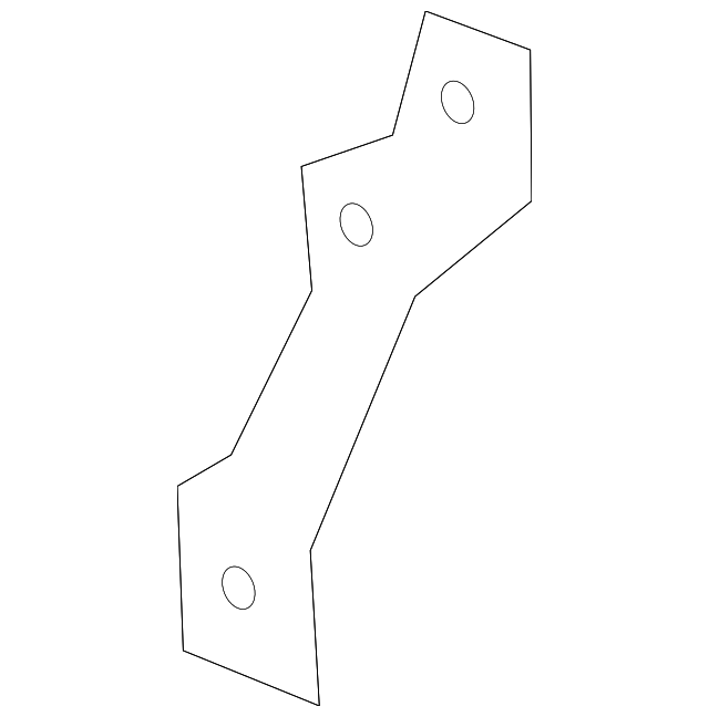 76641-60020 Деталь MUD GUARD BRACKET, RIGHT