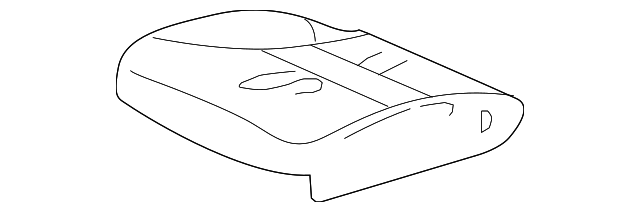 81131-T0G-L82ZC Деталь COVER, R. FR. SEAT CUSHION TRIM *NH167L*