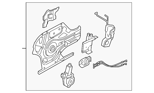 82470-3F020 Деталь LOCK MODULE, LEFT