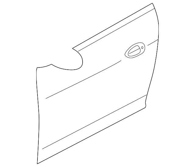 0K2NA-58031 Деталь OUTER PANEL, RIGHT