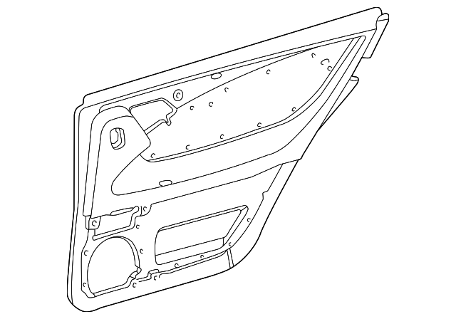 210-737-05-71-1A19 Деталь DOOR TRIM PANEL, LEFT