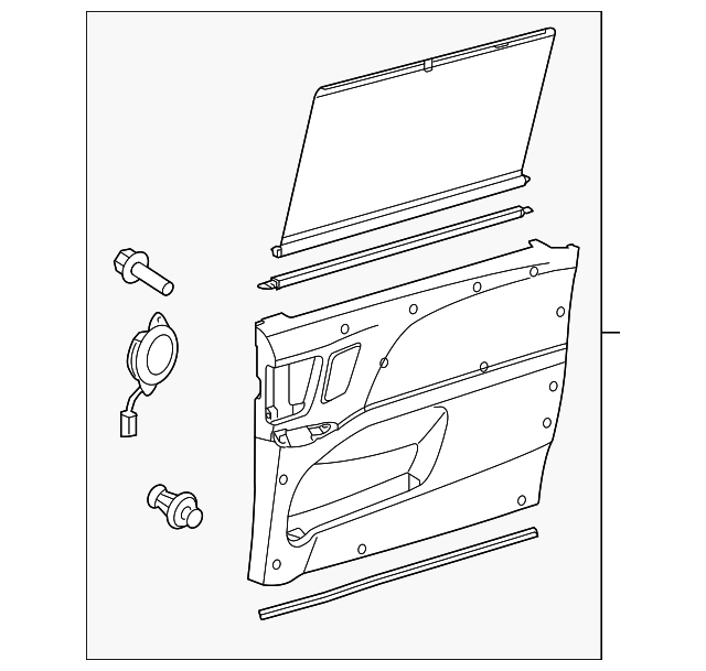 67690-08250-E0 DOOR TRIM PANEL, LEFT