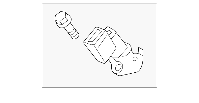 GJY9-57-740D Деталь CENTER BELT ASSY