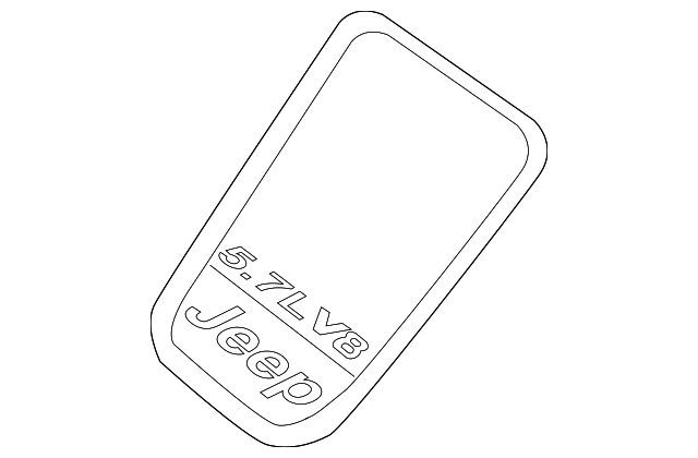 53013718AC Деталь ENGINE COVER