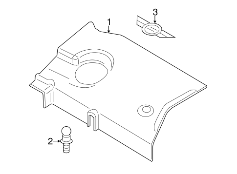 Cooper Paceman ENGINE APPEARANCE COVER