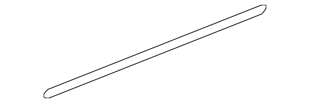 ZF80TZZAA Деталь BODY SIDE MLDG, LEFT