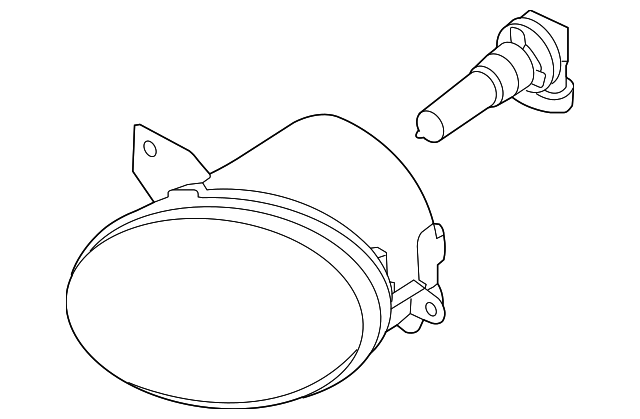 1C0-941-700-E Деталь FOG LAMP ASSY, RIGHT