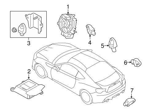 FR-S AIR BAG COMPONENTS