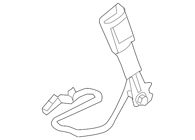 88840-3W510WK Деталь BUCKLE, RIGHT