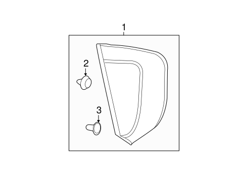 Legacy EXTERIOR TRIM - QUARTER PANEL