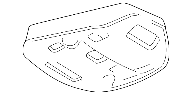 12483401 Деталь ROOF CONSOLE
