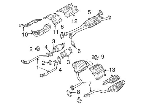 Genesis EXHAUST COMPONENTS