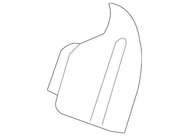 10325834 Деталь UPPER TIE BAR SIDE REINF, LEFT