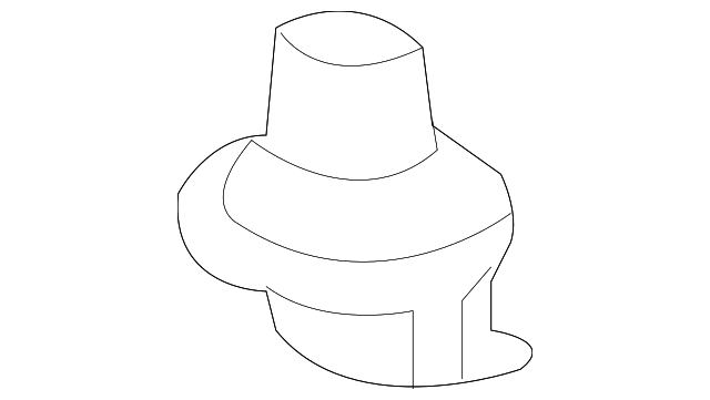 88217-S0X-A01ZG Деталь HOLDER, SUNVISOR *NH220L* (CLEAR GRAY)