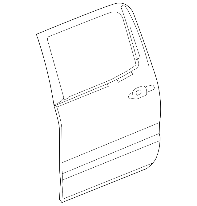 23453684 Деталь OUTER PANEL, LEFT
