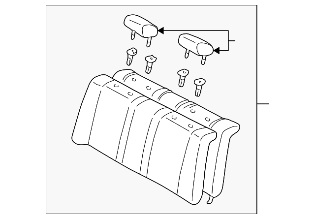 71480-02200-B0 Деталь SEAT BACK ASSY