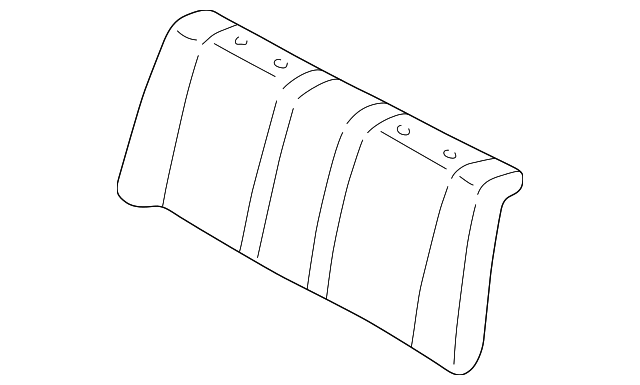 71077-02140-B0 Деталь SEAT BACK COVER
