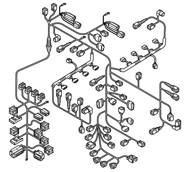420-971-713-BJ Деталь ENGINE HARNESS