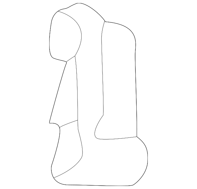 8D0-867-415 Деталь CAP SEAL, LEFT