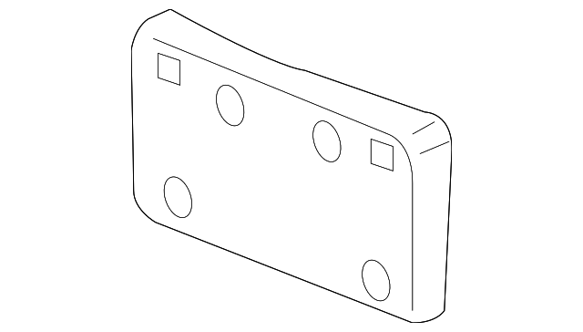 25729102 LICENSE BRACKET