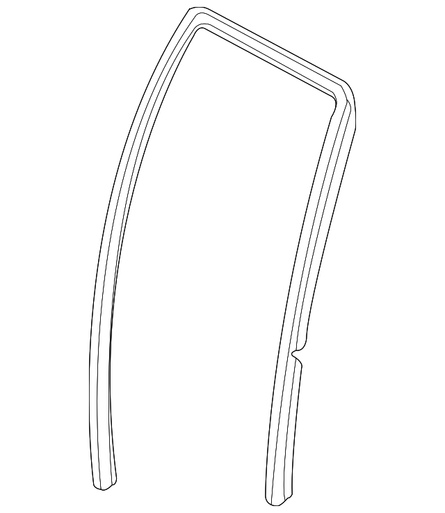 55136081AI Деталь RUN CHANNEL, LEFT