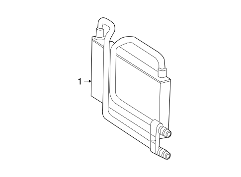 S550 POWER STEERING OIL COOLER