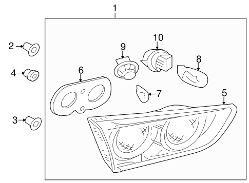 Lancer BULBS - CHASSIS 4