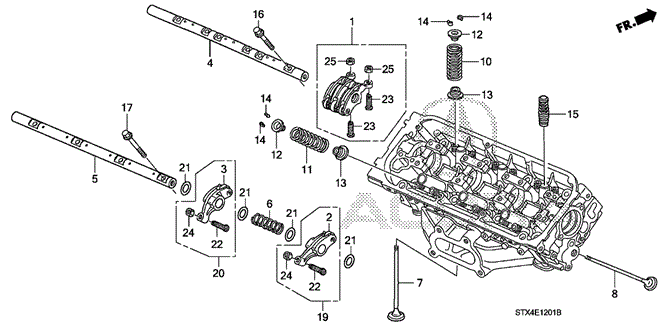 MDX VALVE - ROCKER ARM (RR.)