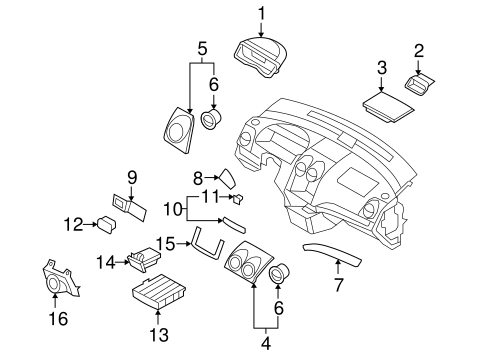 Aveo5 INSTRUMENT PANEL COMPONENTS