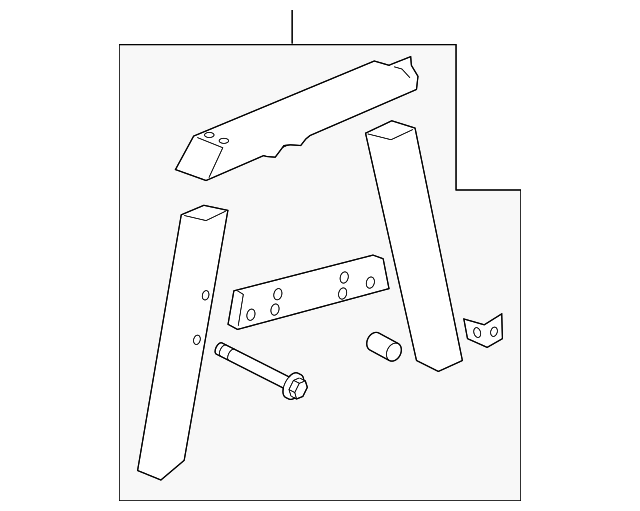 420-813-707-C Деталь STRUT MOUNT, LEFT