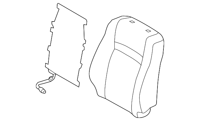 71073-06F00-D3 Деталь SEAT BACK COVER, RIGHT