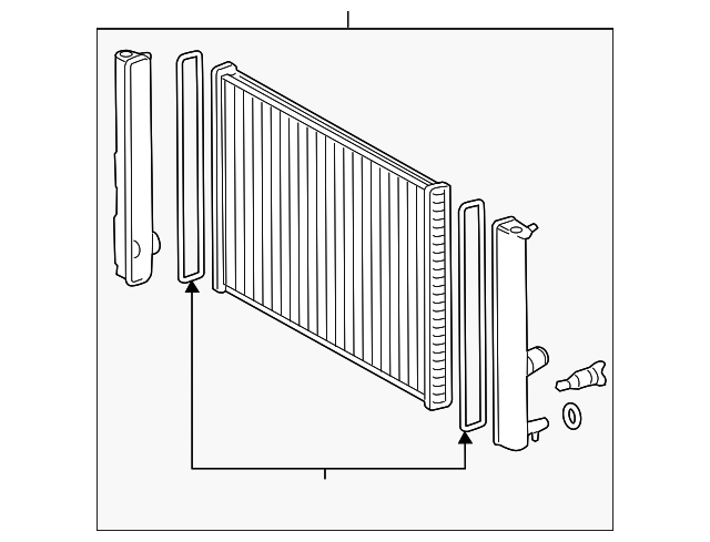 16400-37230 Деталь RADIATOR ASSY