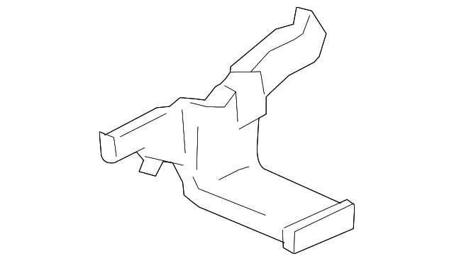 MR513479 Деталь LOWER DUCT