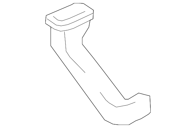 MR513478 Деталь CENTER DUCT, LEFT