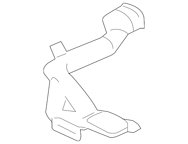 MR513458 Деталь DEFROSTER NOZZLE, LEFT