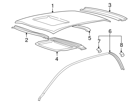 XG350 ROOF & COMPONENTS