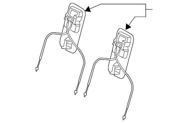 1UN971X9AA Деталь RECLINE HANDLE, RIGHT
