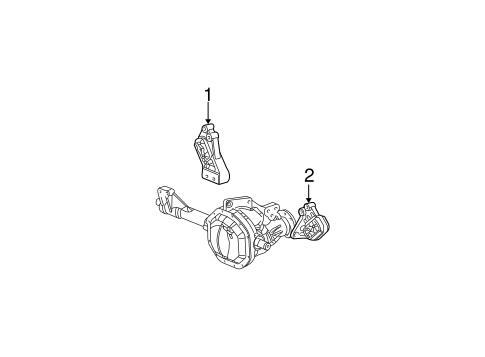 Ram 1500 ENGINE & TRANS MOUNTING 2