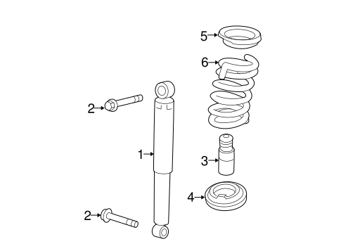Captiva Sport SHOCKS & COMPONENTS