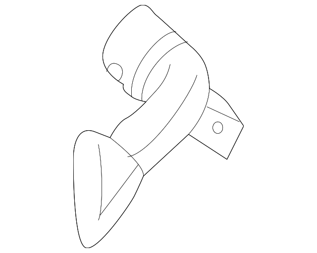 97461-FD000 Деталь OUTER DUCT, RIGHT